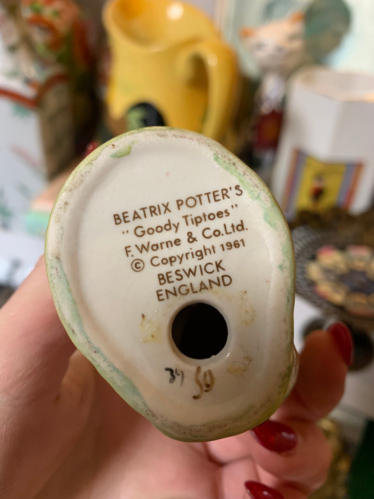 Beatrix Potter vintage ornament