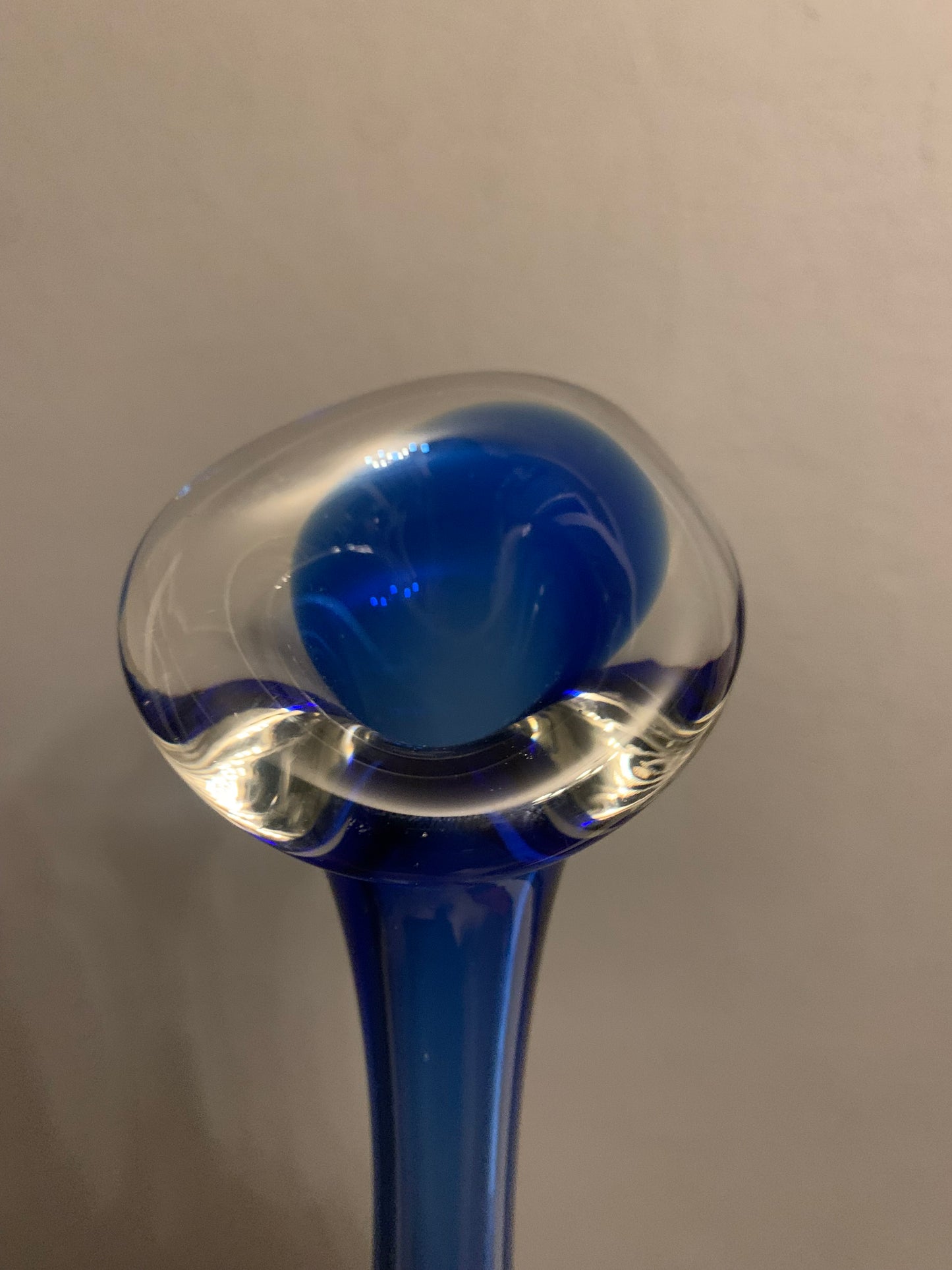 Blue Glass vase