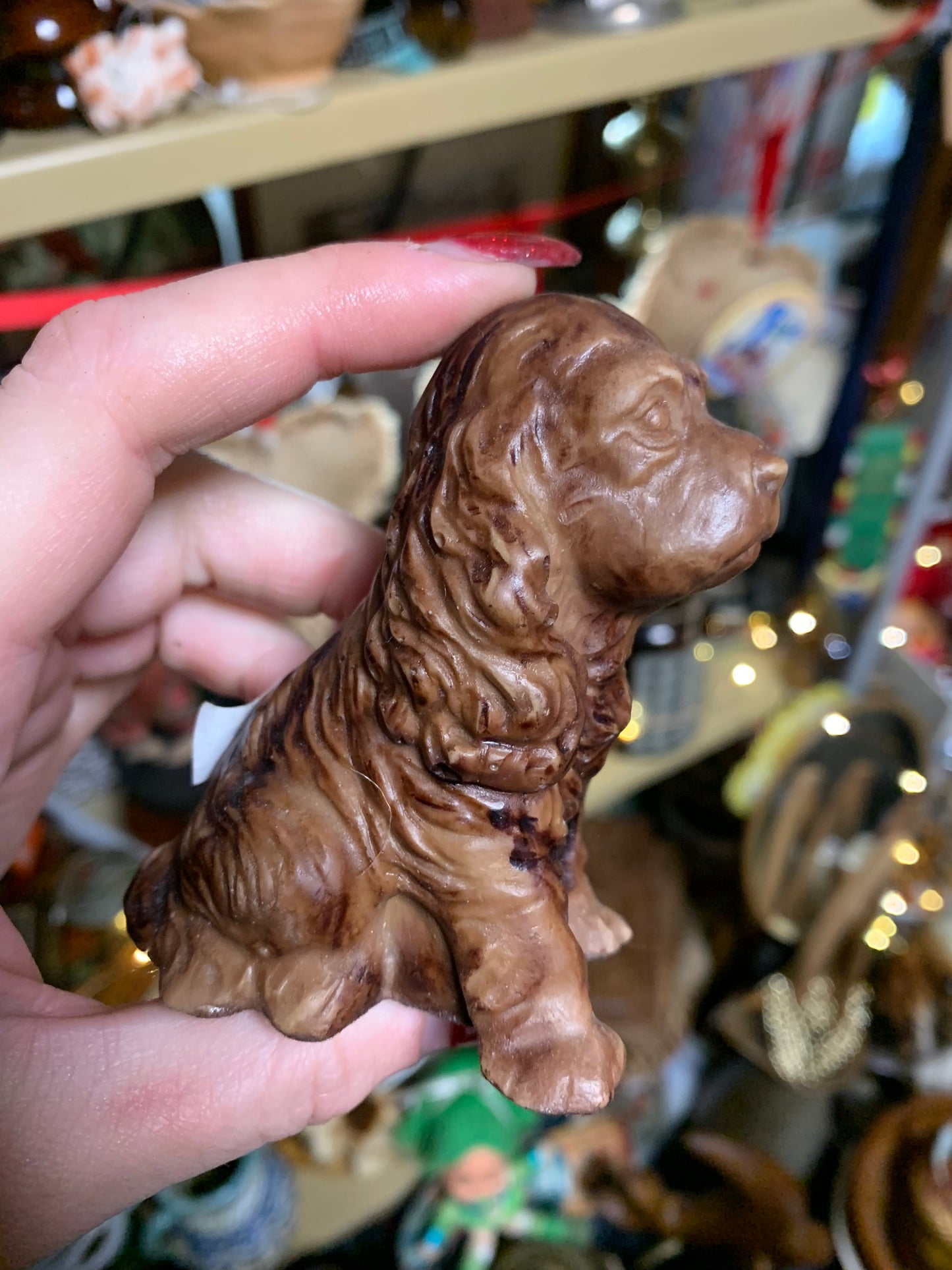 Vintage cocker spaniel ornament