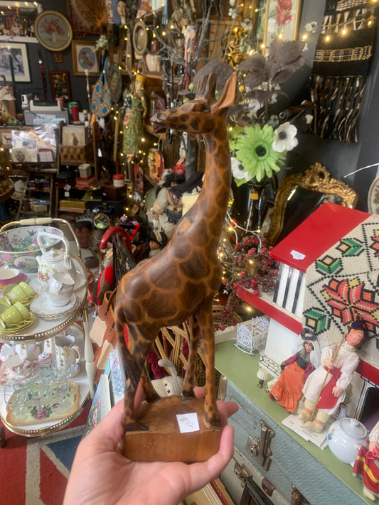 Wooden giraffe