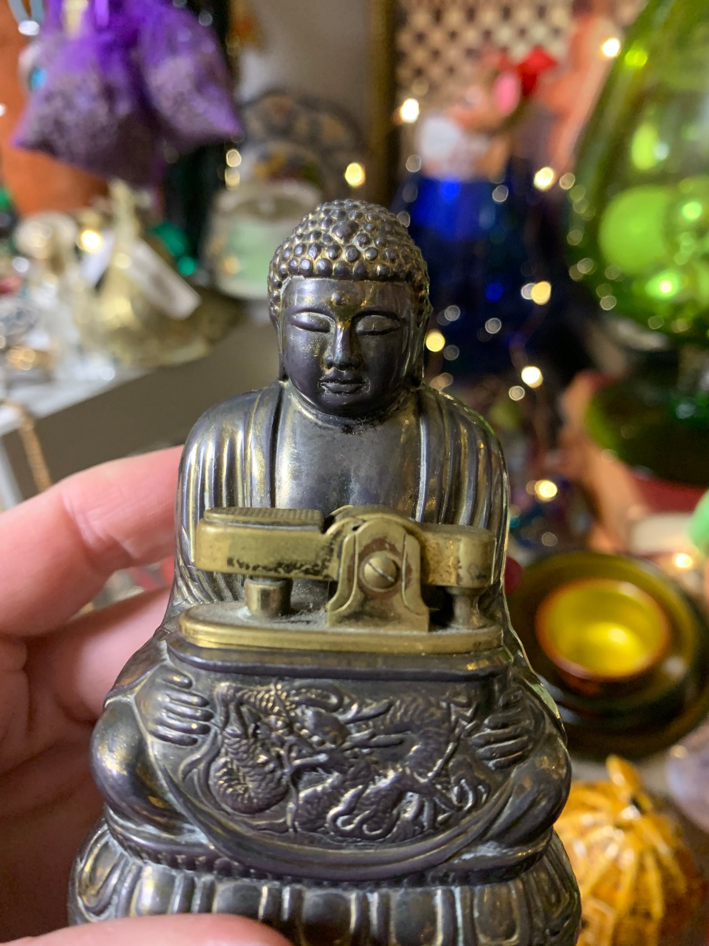 Rare Vintage Buddha lighter