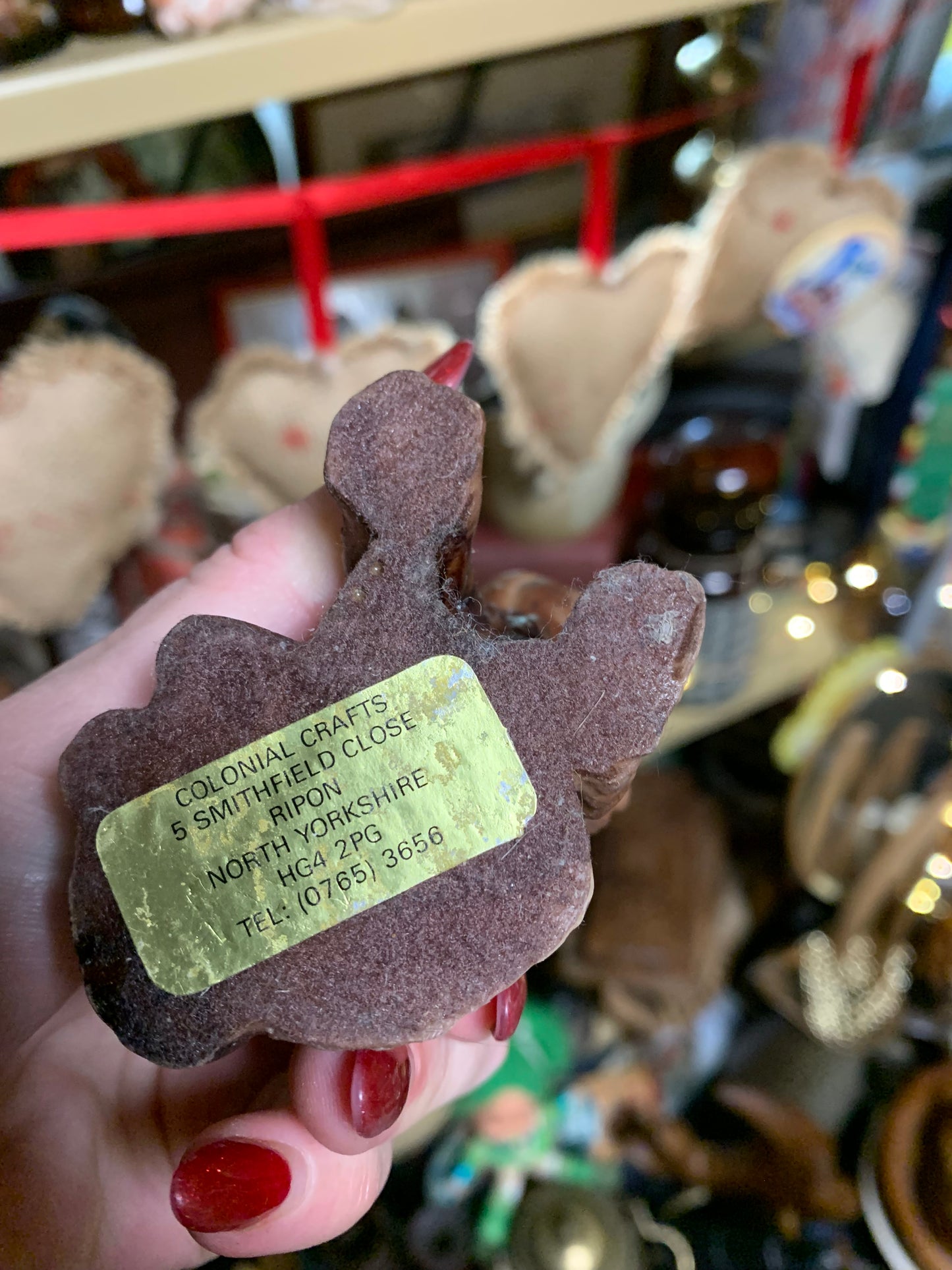 Vintage cocker spaniel ornament