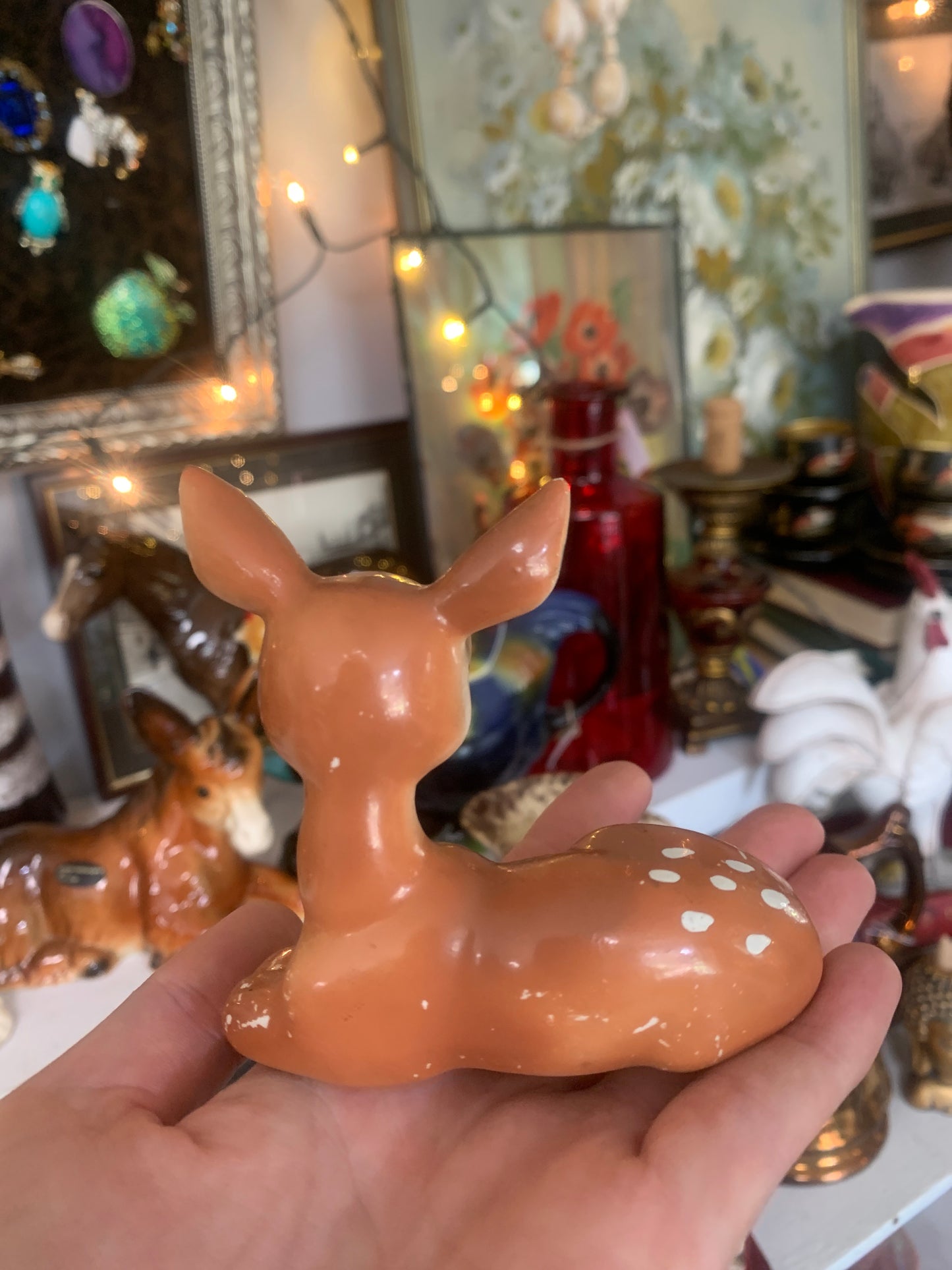 Vintage Bambi Deer ornament