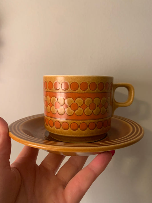 Retro cup and saucer