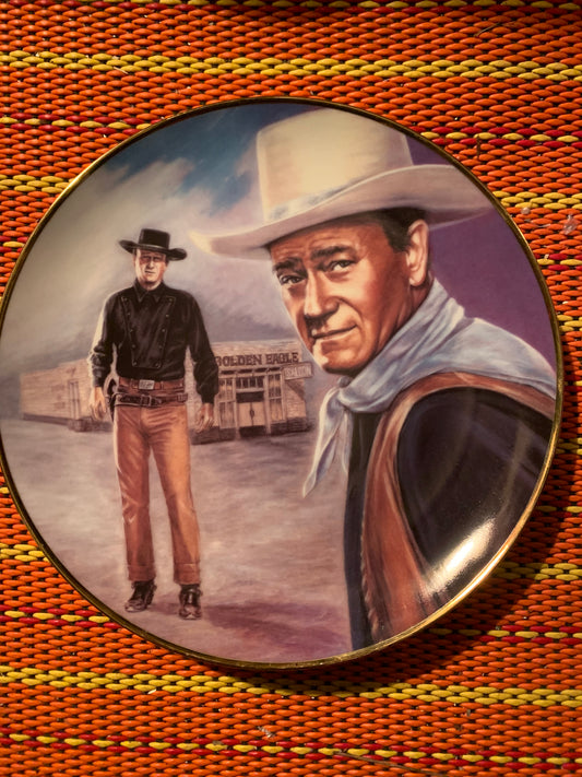 John Wayne plate