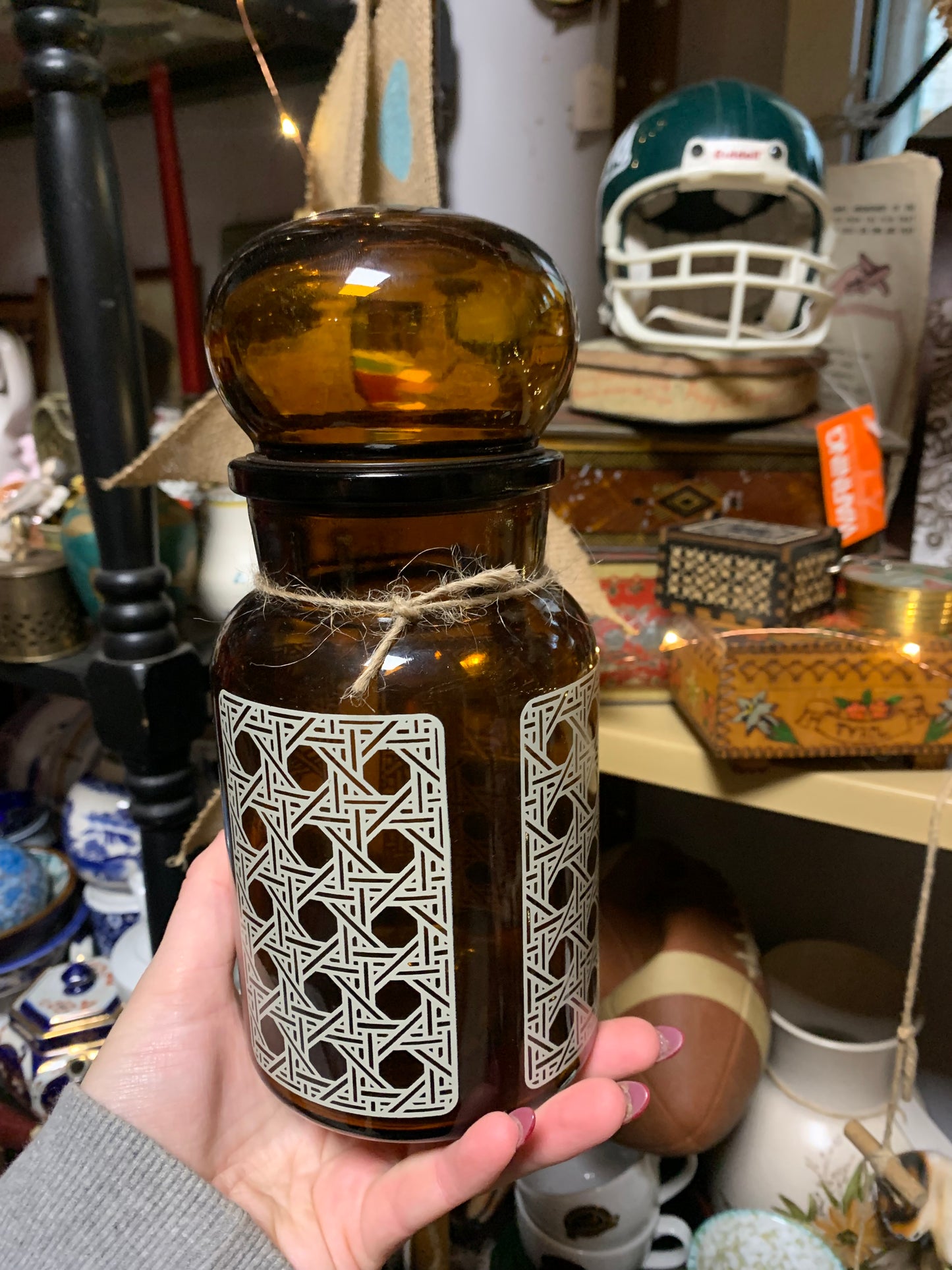 Retro Vintage Apothecary Jar