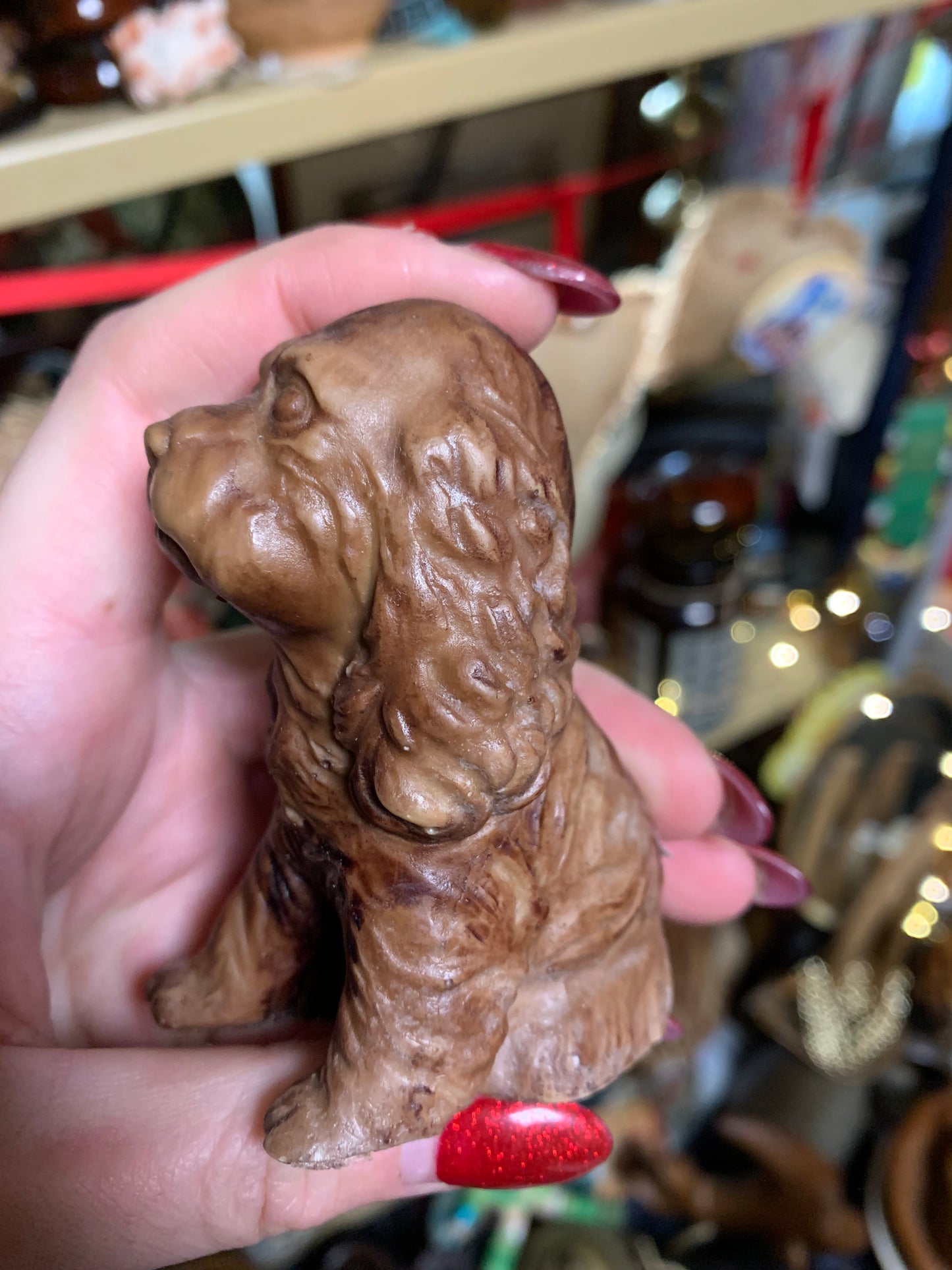 Vintage cocker spaniel ornament