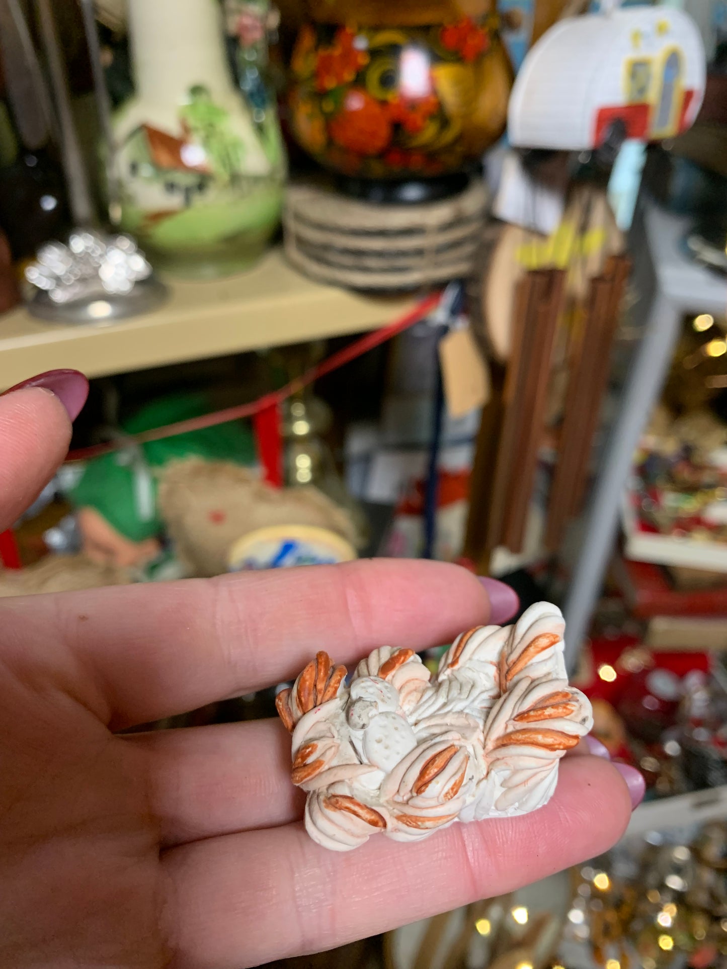 Vintage dog ornament