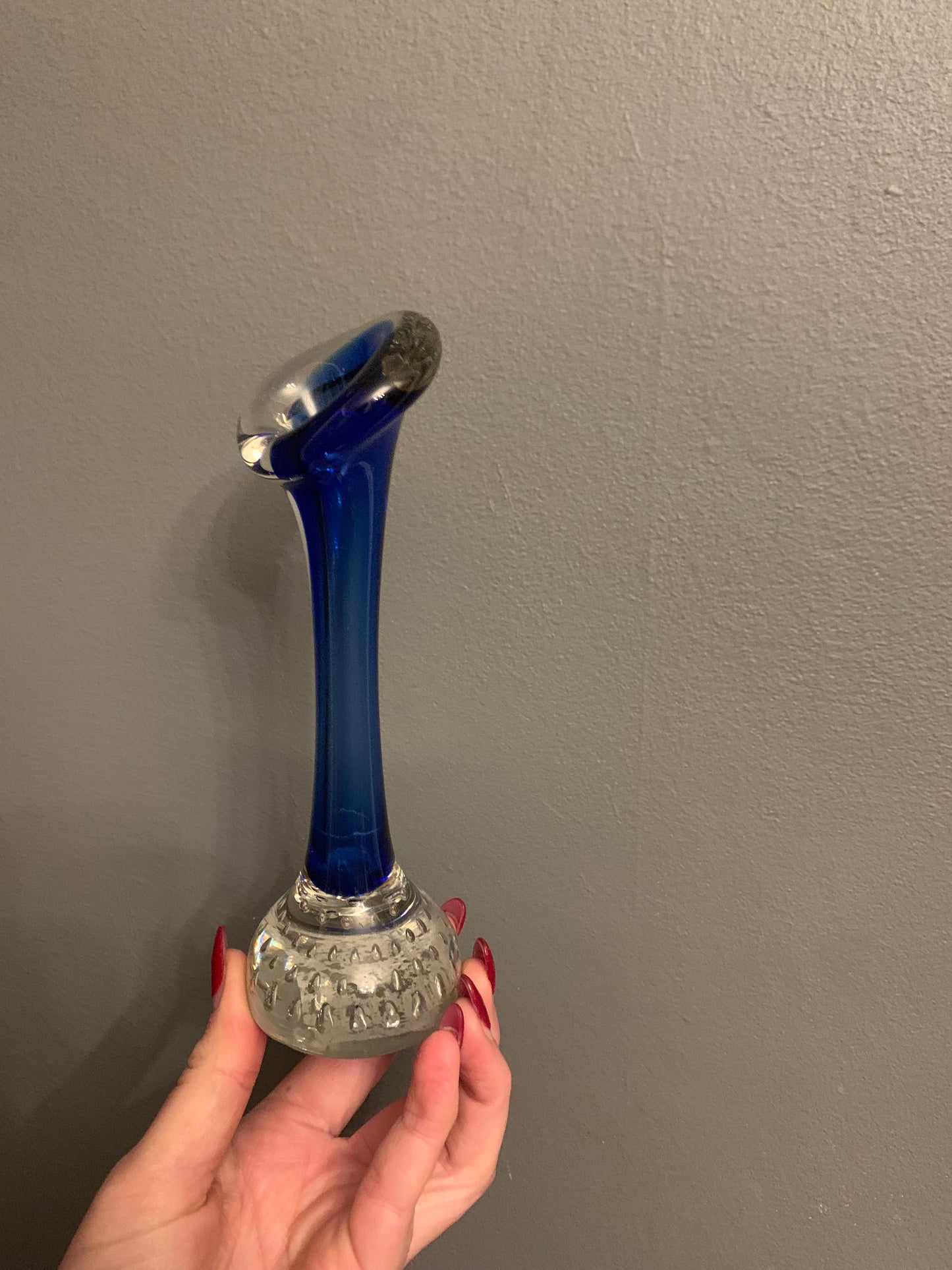 Blue Glass vase