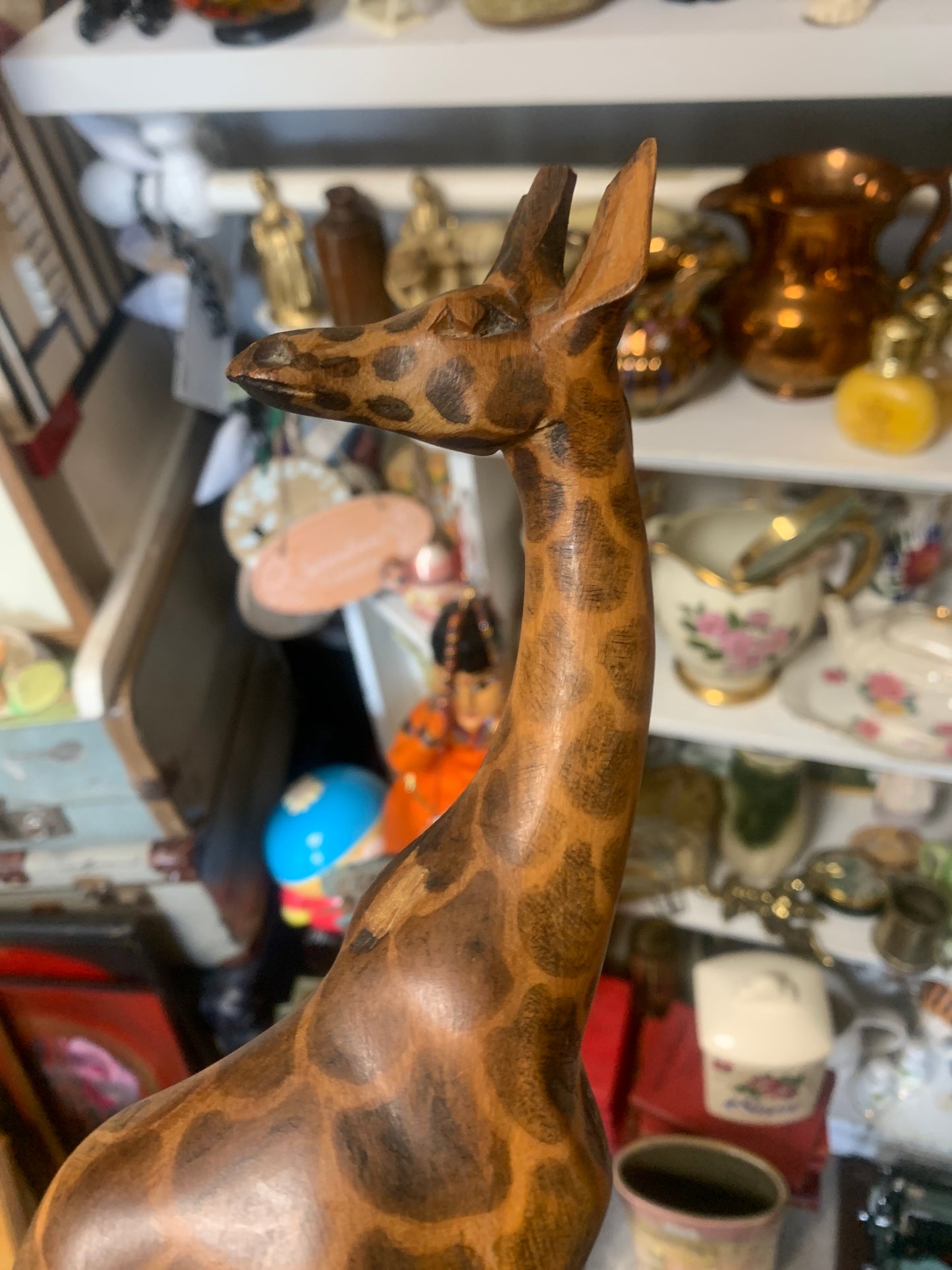 Wooden giraffe