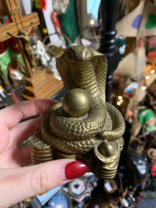 Vintage Rattle Snake Ornament