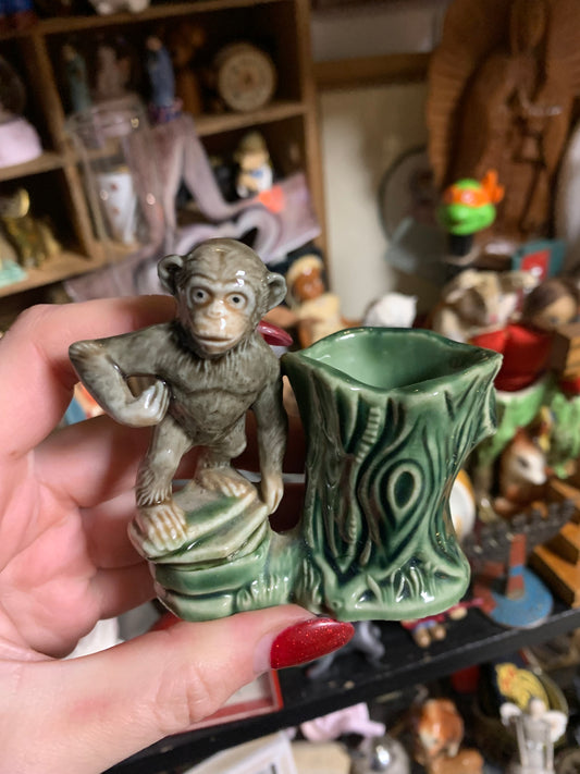 Vintage monkey ornament