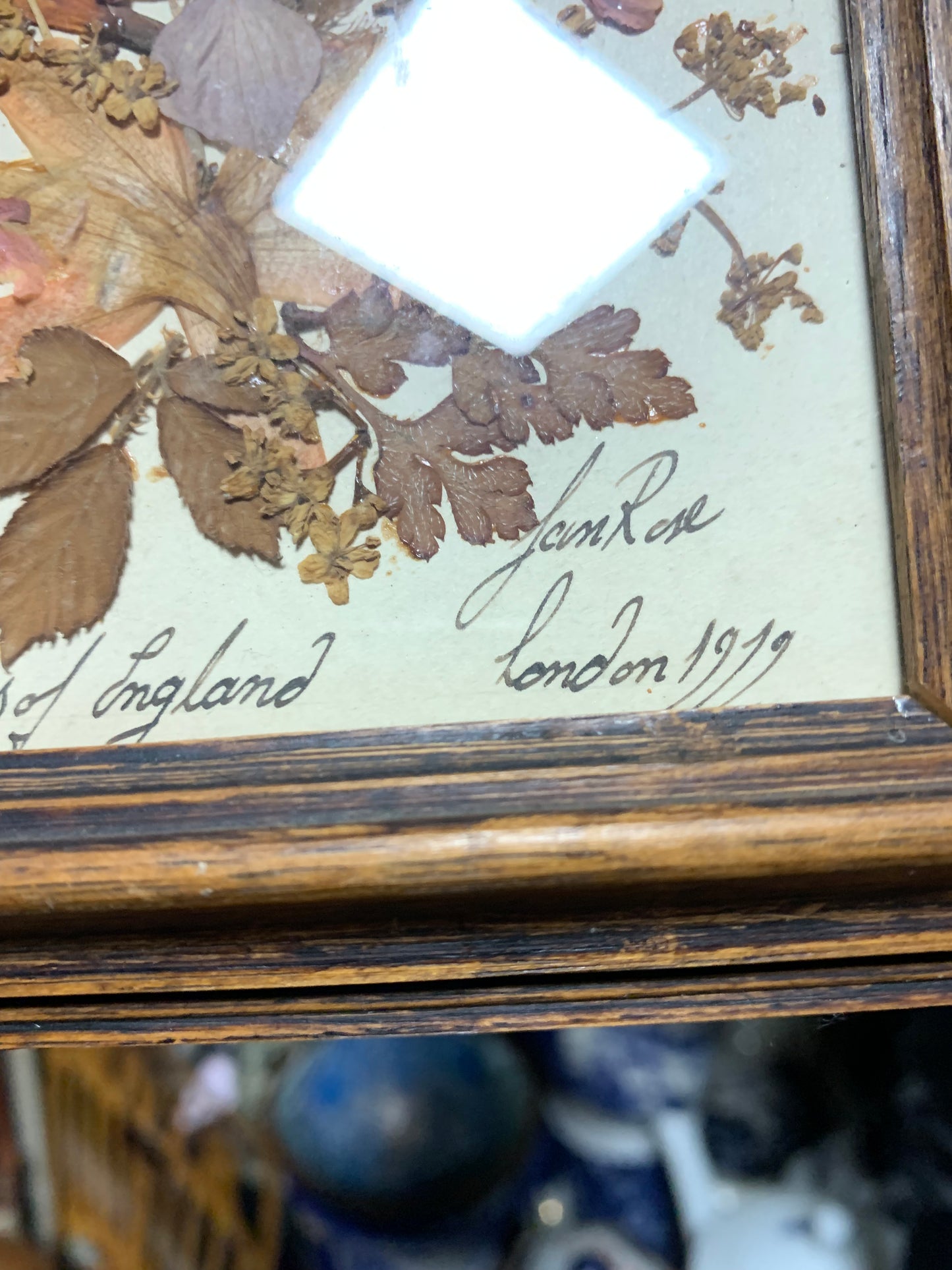 Antique floral picture