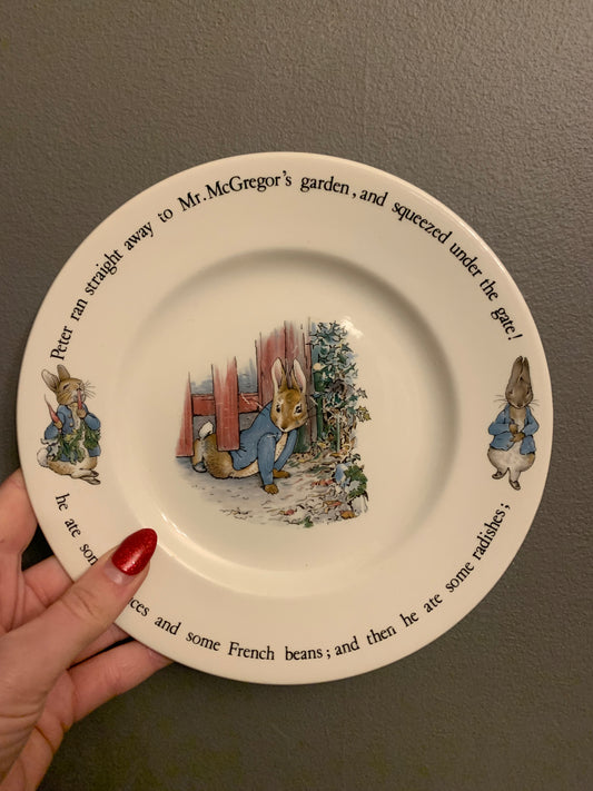 Wedgewood Peter rabbit plate