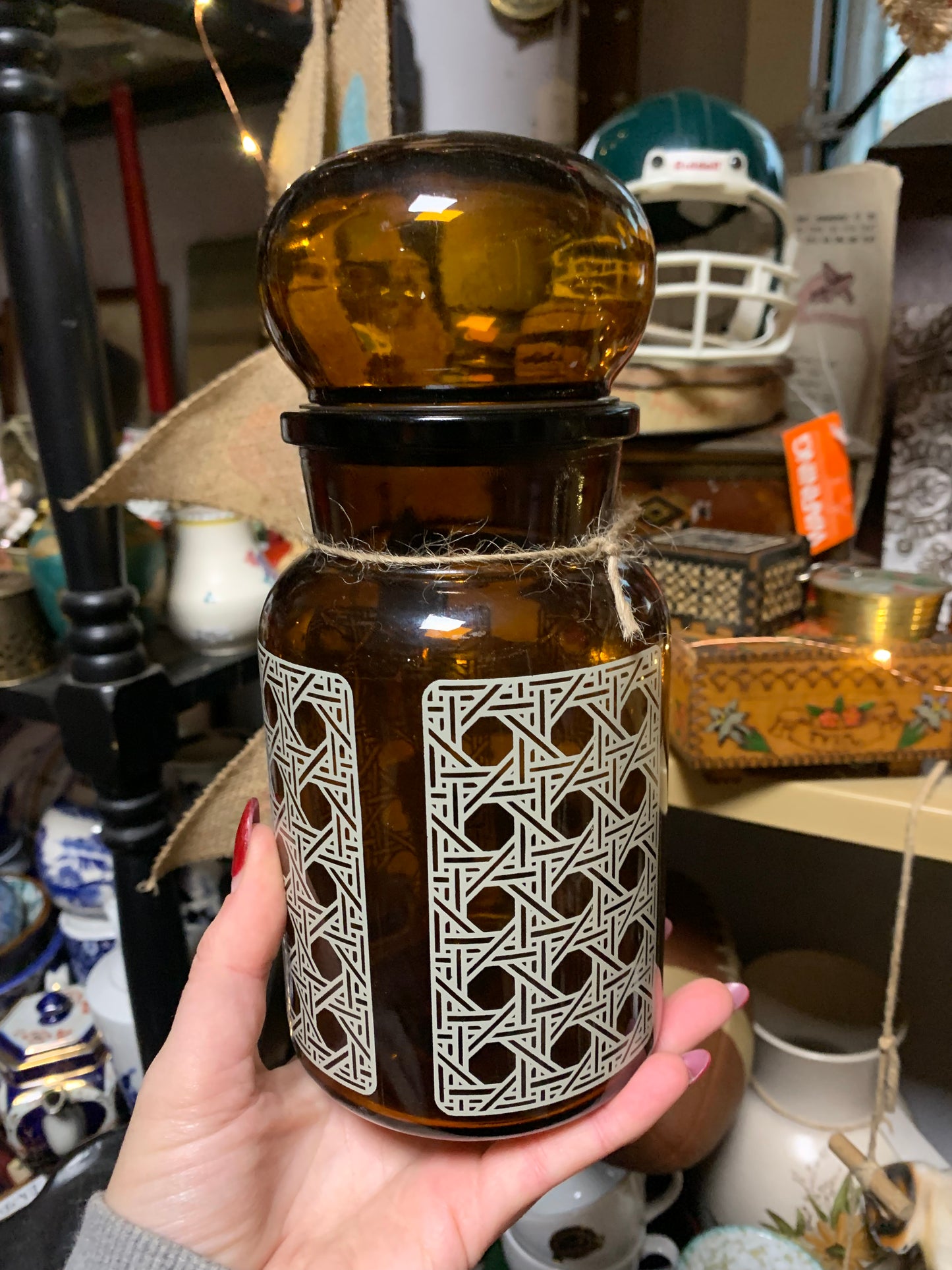 Retro Vintage Apothecary Jar