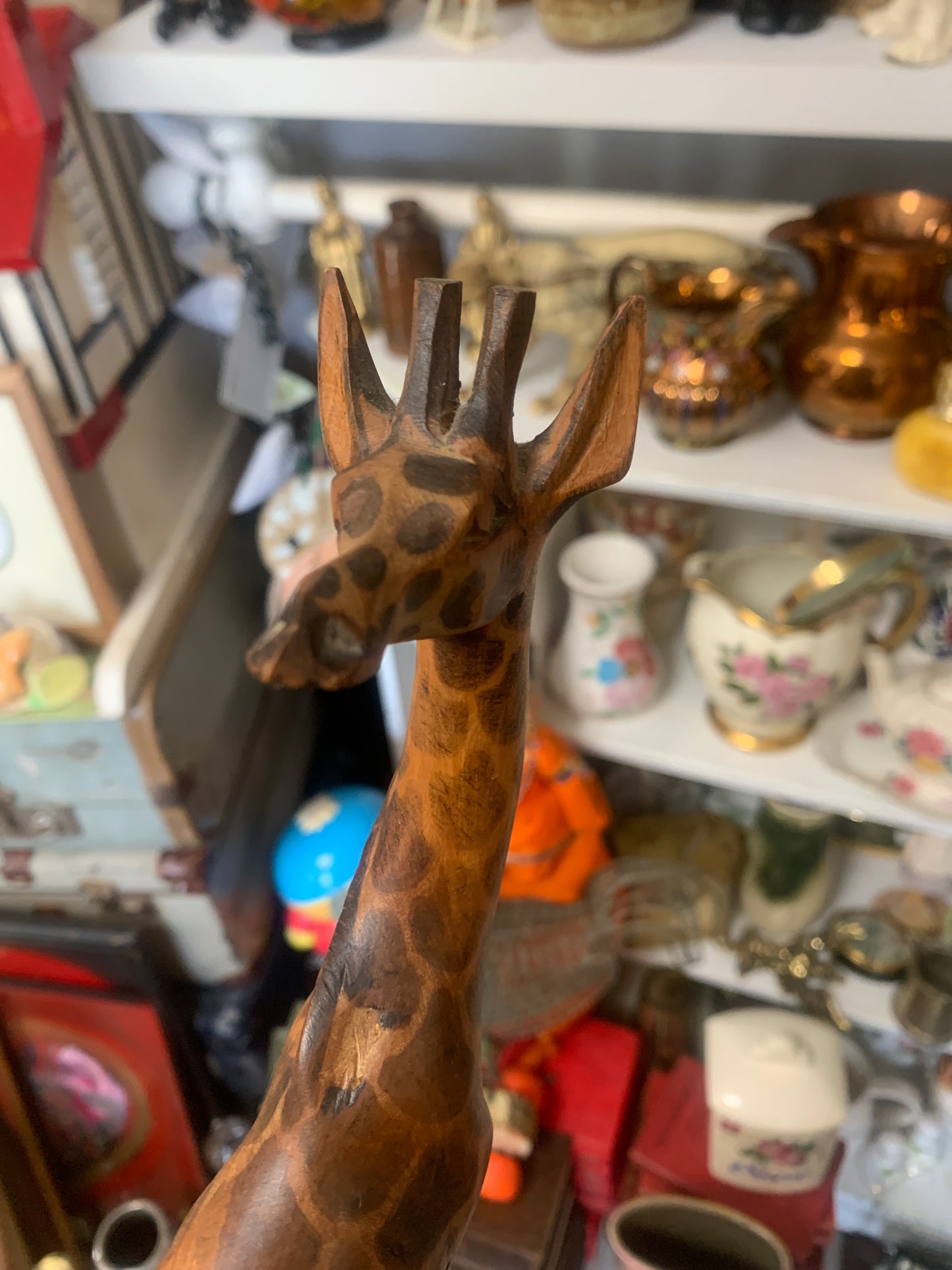 Wooden giraffe