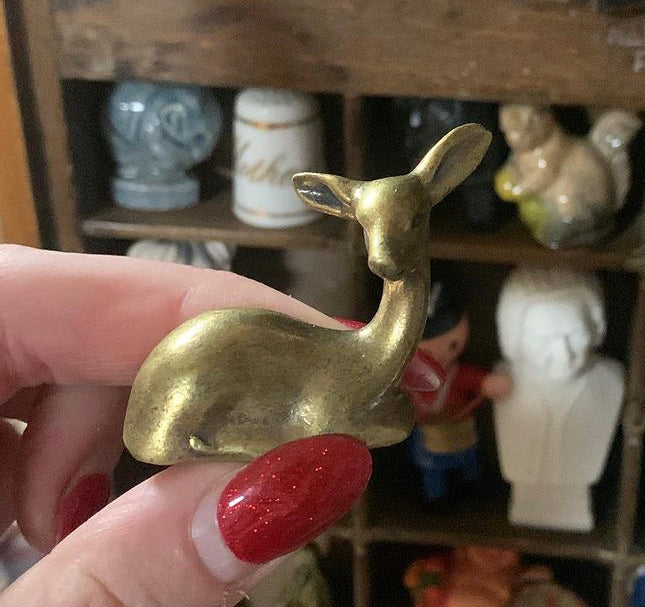 Little brass deer